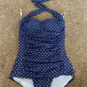 Ruby ribbon bathing suit